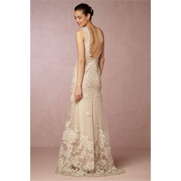 Tadashi Shoji Christiane Gown Size 4 and 12 NEW Wedding - Picture 2 of 4